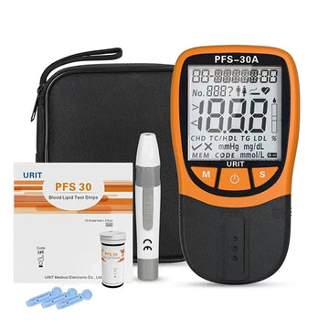 Multifunctional Blood Lipid Analyzer 5In1TC/HDL/TG/LDL Blood Monitoring Total Cholesterol PFS-30A Five item Detector