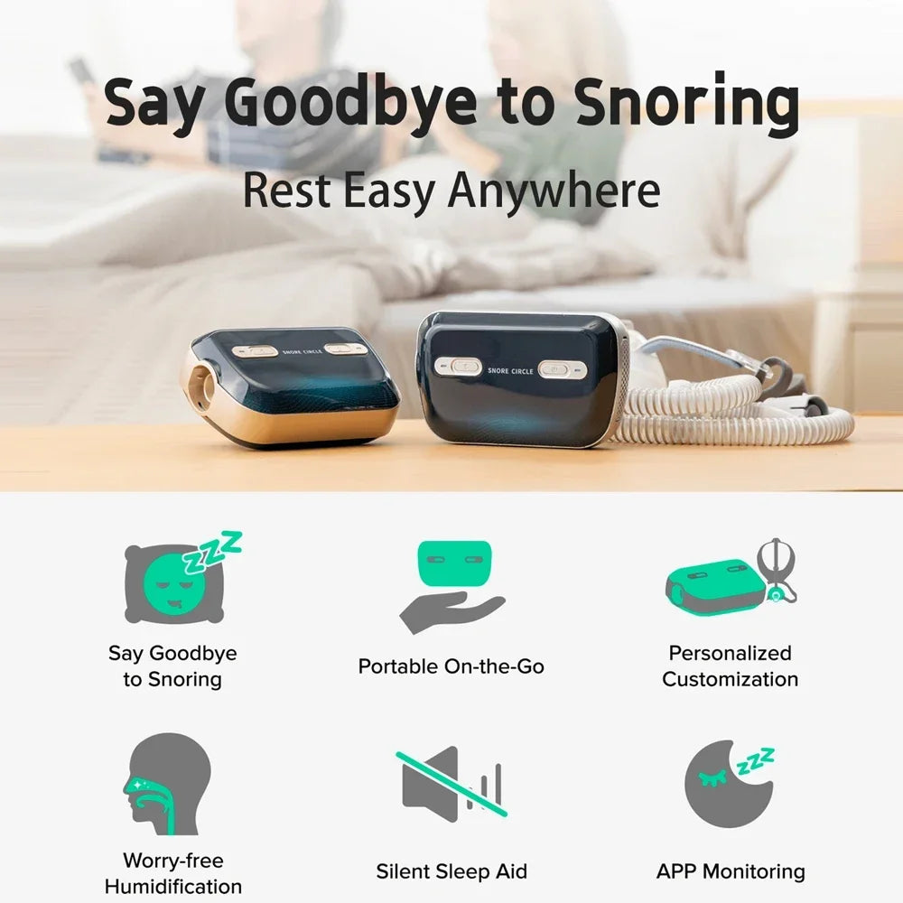 Portable Bluetooth CPAP APAP Ventilator Anti Snoring And Sleep Apnea For Sleep Apnea Syndrome And OSA Sleep Aid