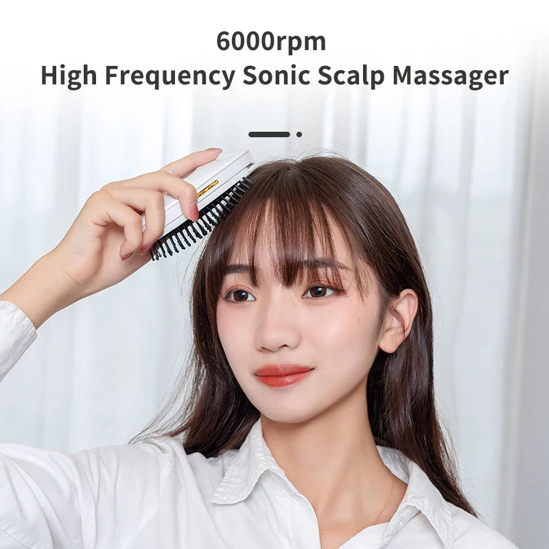 Portable Electric Hair Comb Brush Spray Steam Smoothing Scalp Massage Anti-static Vibration Head Relieve Stress Massager