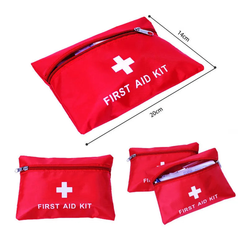 1PC Outdoor Camping Medical Supplies Storage Bag Hiking Survival Supplies Storage First Aid Kit Universal Homeschool Supplies