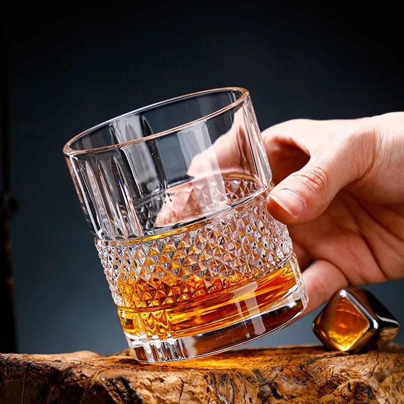 Different Glass Cups Whiskey Glass Engraved Cup Old Fashioned Whiskey Glasses Classical Glass Drinking Gift for Scotch Lovers