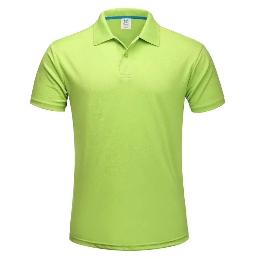 Running Dry Fit Polo Shirts Men Polyester Golf T Shirts Mens Sport T-shirt Quick Dry Tshirts Unisex Camisas Polos Para Hombres