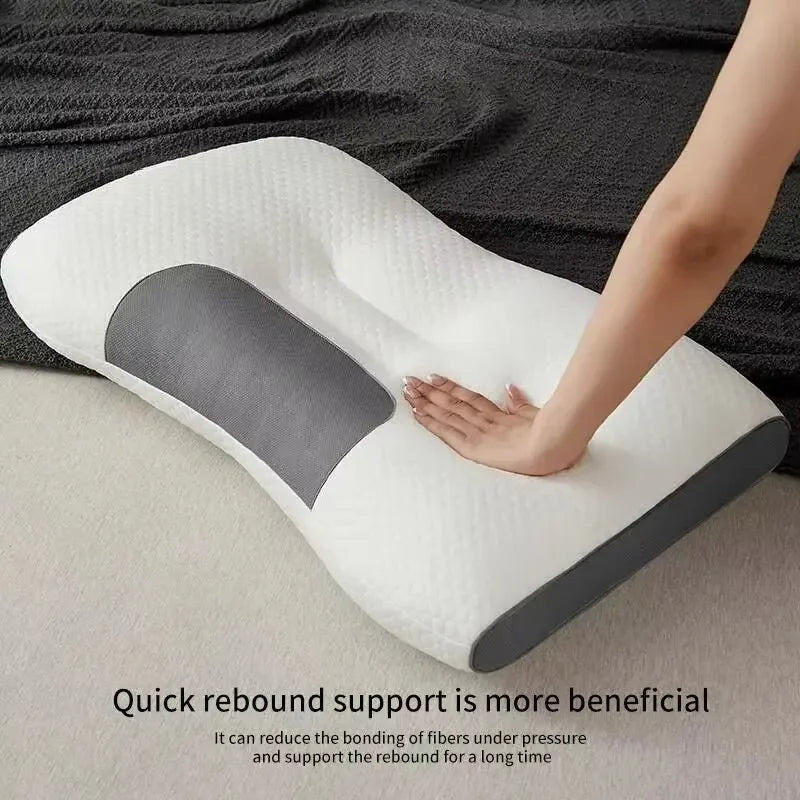 Neck Pillow Help Sleep And Protect The Neck Cervical Orthopedic Household Soybean Fiber SPA Massage Pillow For Sleeping New Neck