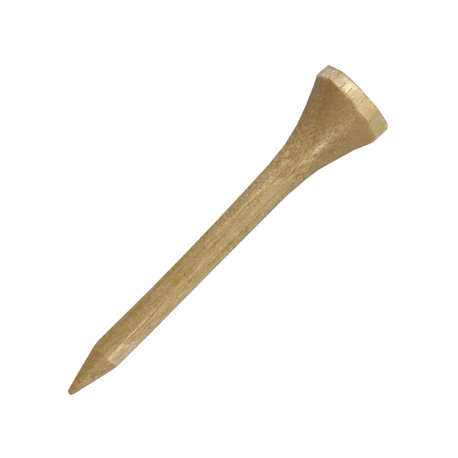 Pride 2.13 Inch, Wood Golf Tees, Natural, 90 Count